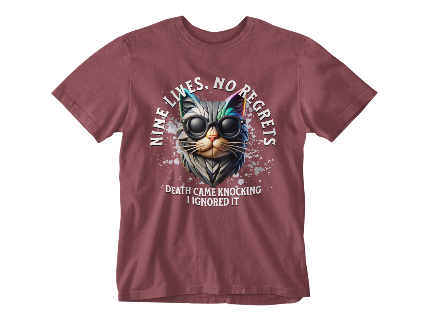 Nine Lives, No Regrets Unisex Tee