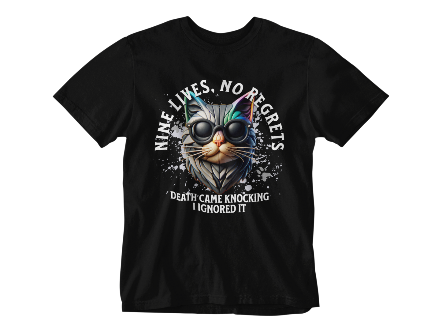 Nine Lives, No Regrets Unisex Tee