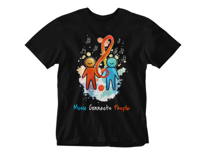 Music Connects People – Colorful Music Lover Unisex Tee