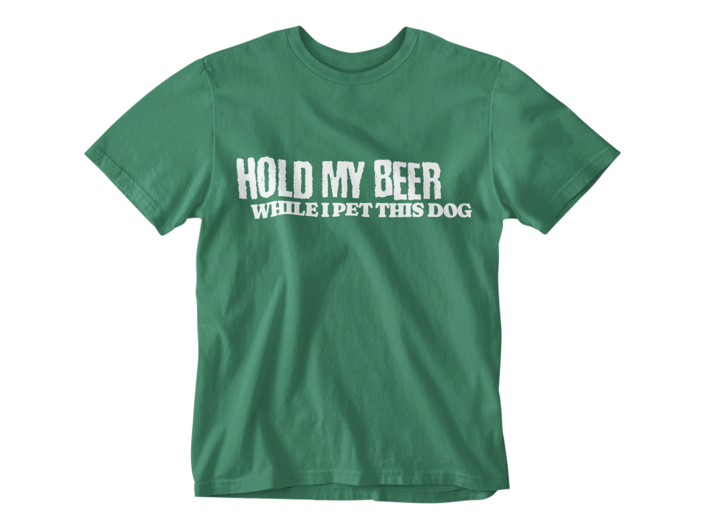 Hold My Beer While I Pet This Dog Unisex Tee