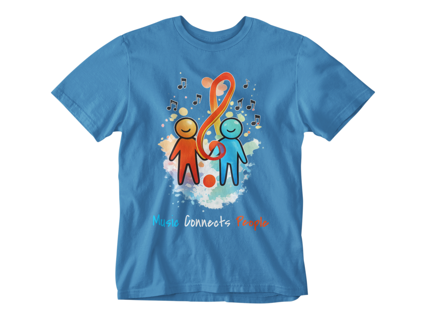 Music Connects People – Colorful Music Lover Unisex Tee