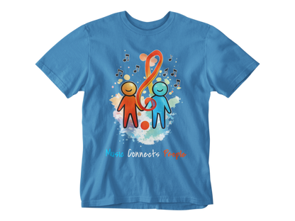 Music Connects People – Colorful Music Lover Unisex Tee