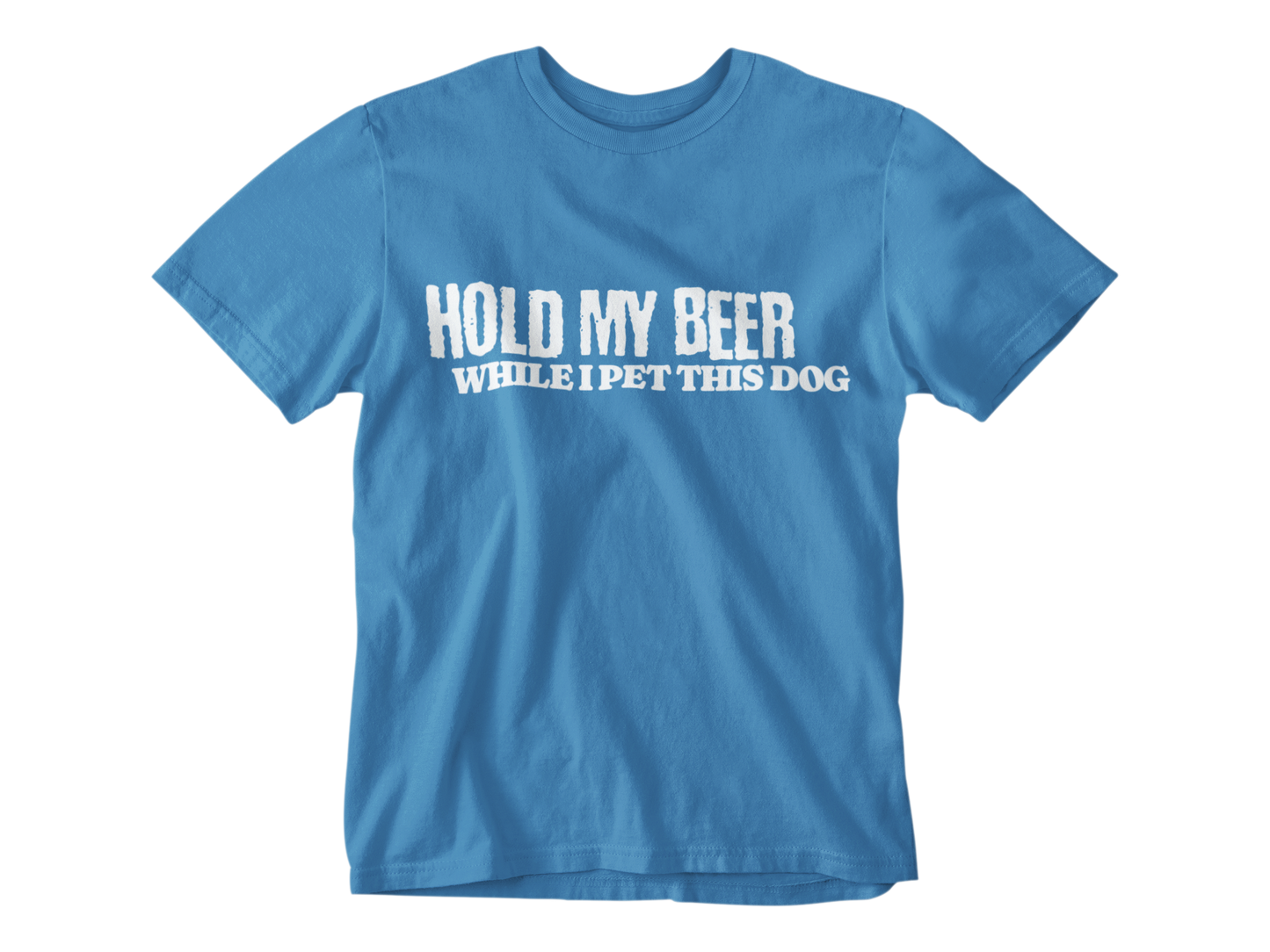 Hold My Beer While I Pet This Dog Unisex Tee