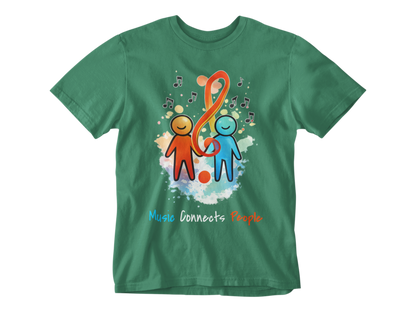 Music Connects People – Colorful Music Lover Unisex Tee