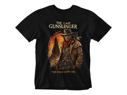The Last Gunslinger Tee – Dark Western Outlaw Graphic T-Shirt