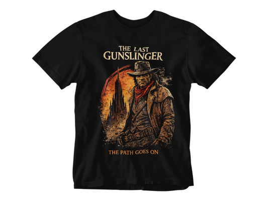 The Last Gunslinger Tee – Dark Western Outlaw Graphic T-Shirt