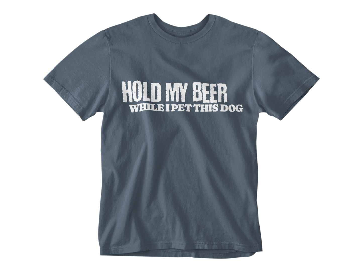 Hold My Beer While I Pet This Dog Unisex Tee