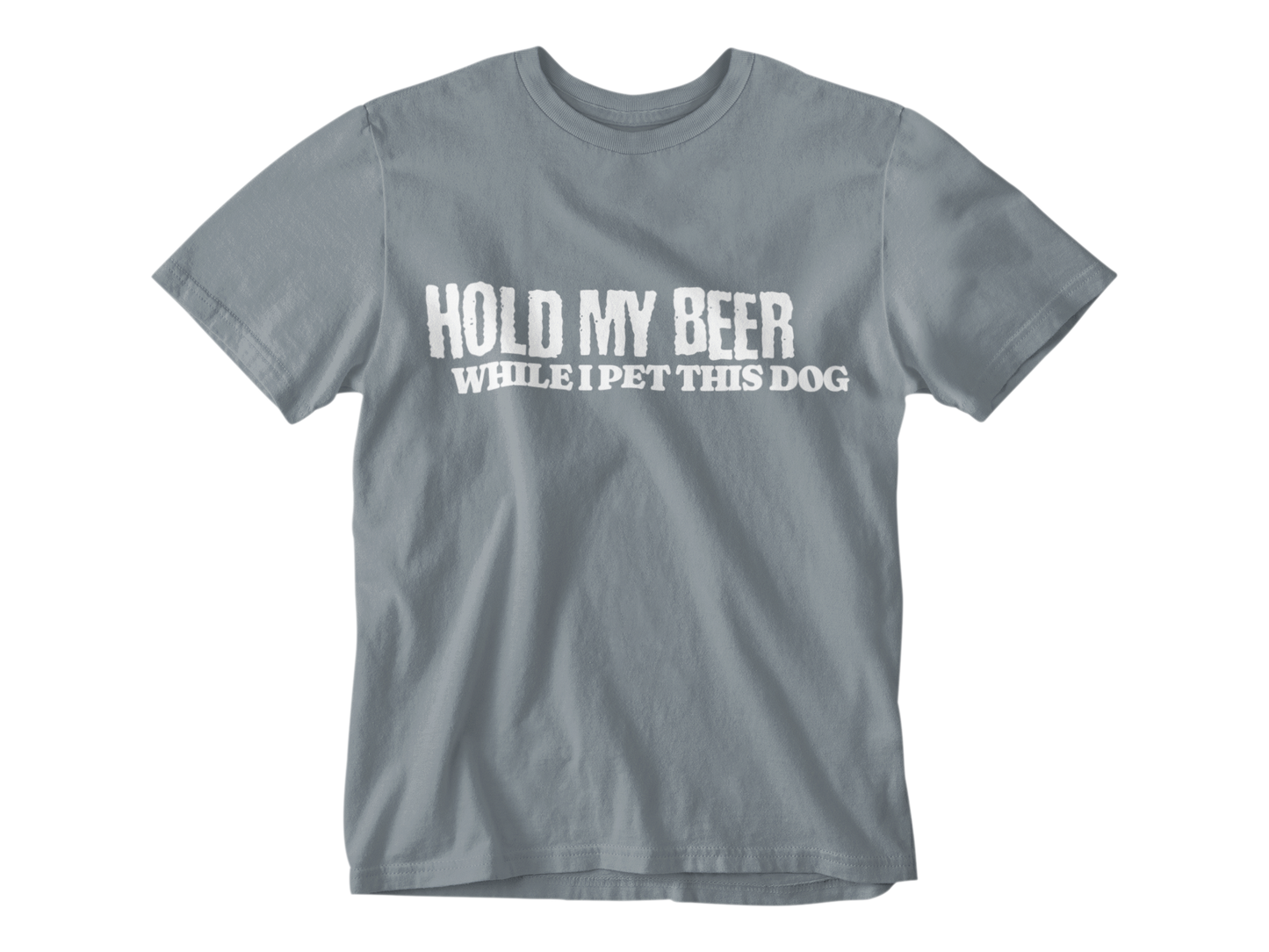 Hold My Beer While I Pet This Dog Unisex Tee