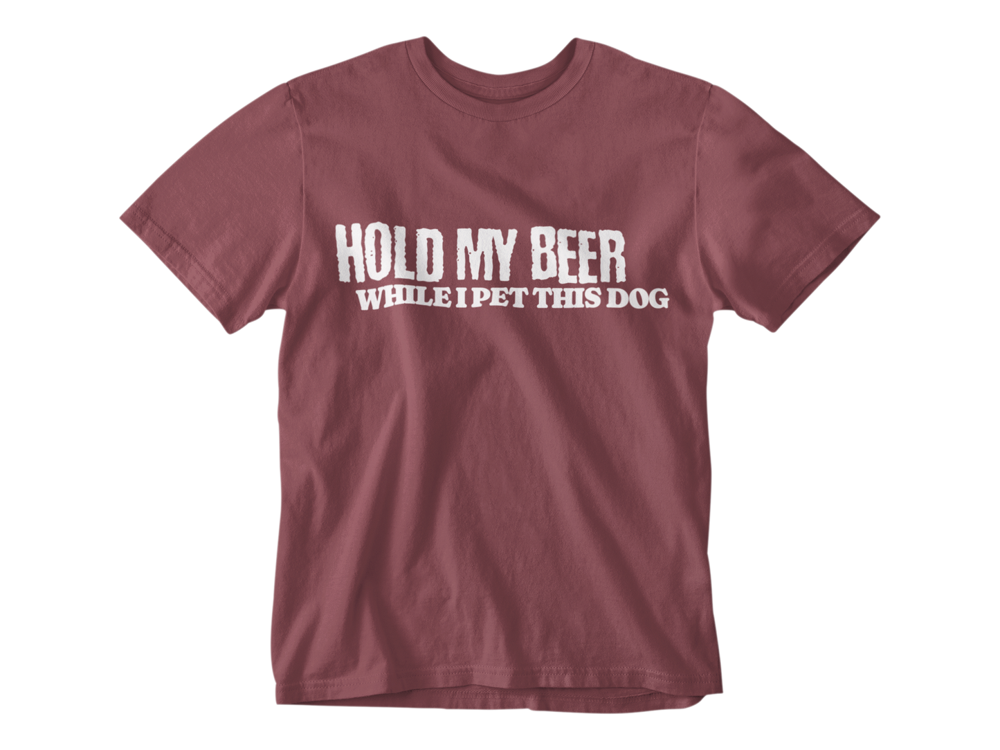 Hold My Beer While I Pet This Dog Unisex Tee