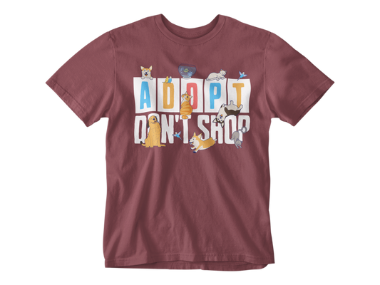 Adopt Don't Shop Unisex Tee
