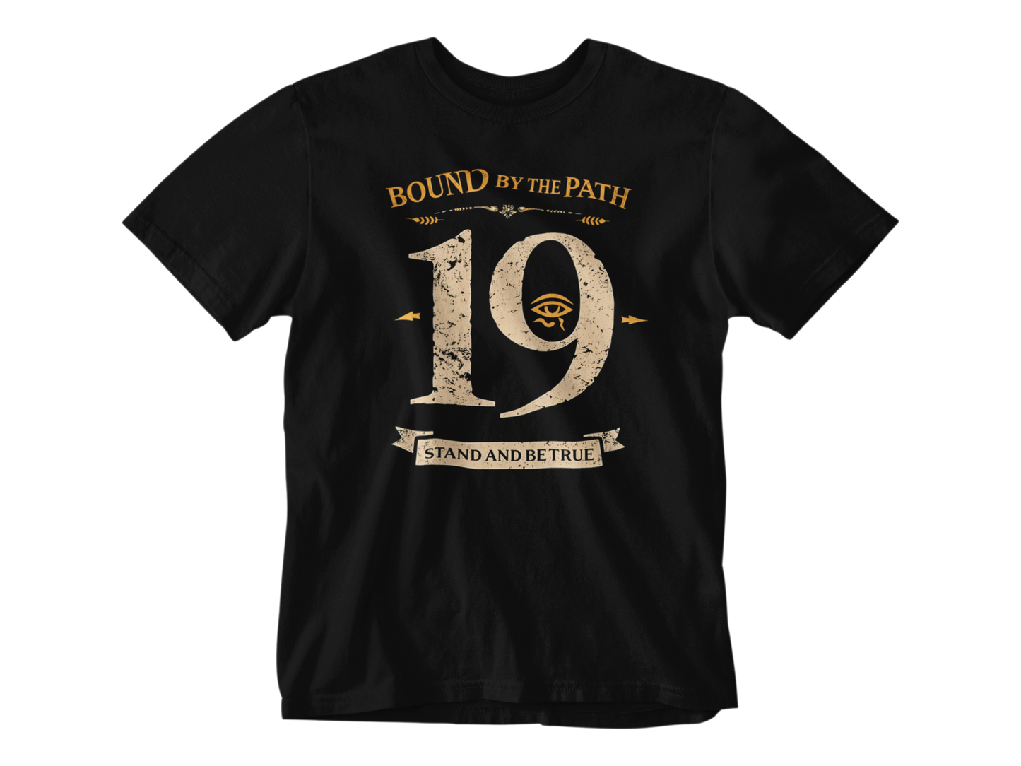 Bound By The Path 19 Tee – Symbolic Journey Graphic T-Shirt