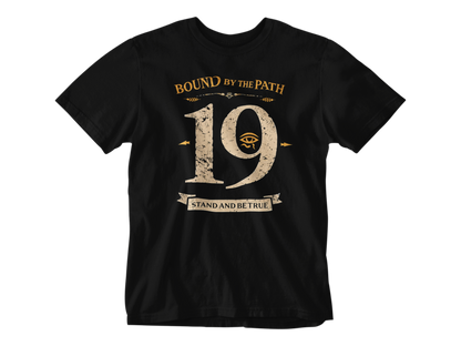 Bound By The Path 19 Tee – Symbolic Journey Graphic T-Shirt