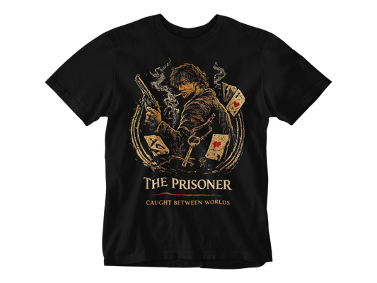 The Prisoner Tee – Dark Western Outlaw Graphic T-Shirt