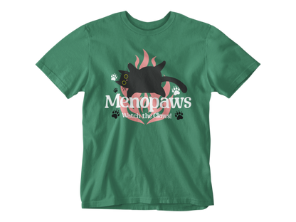 Menopaws – Watch the Claws! Unisex Tee