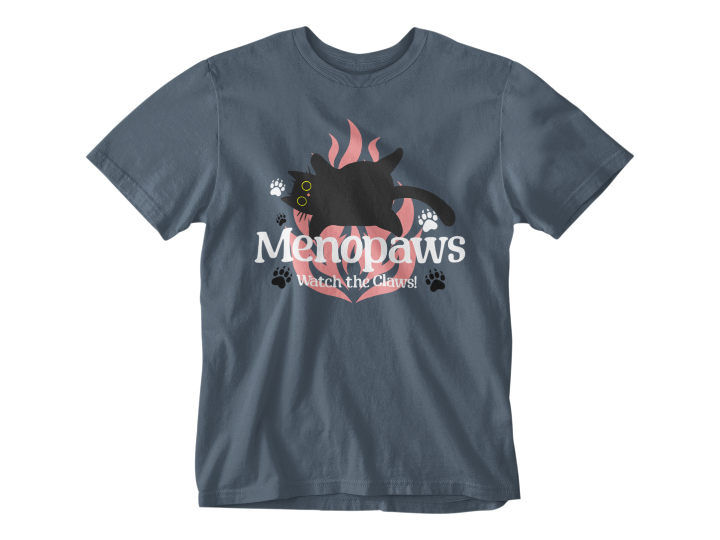 Menopaws – Watch the Claws! Unisex Tee