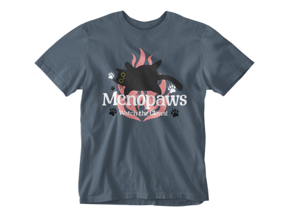 Menopaws – Watch the Claws! Unisex Tee