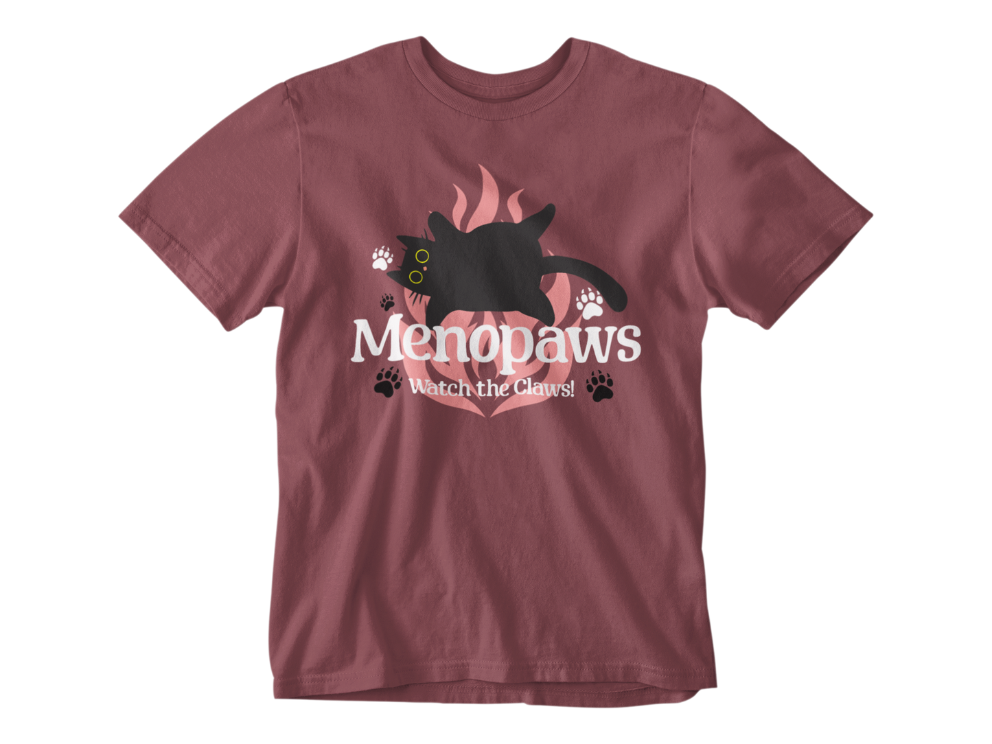 Menopaws – Watch the Claws! Unisex Tee
