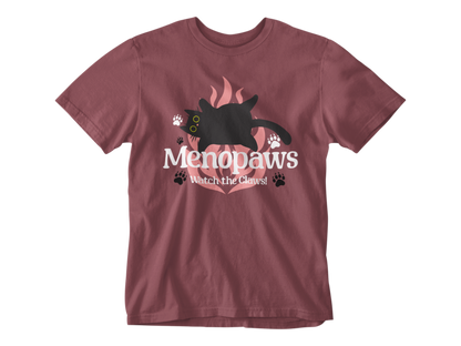 Menopaws – Watch the Claws! Unisex Tee