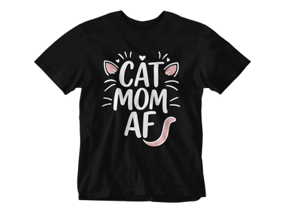 Cat Mom AF Unisex Tee
