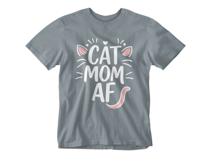 Cat Mom AF Unisex Tee