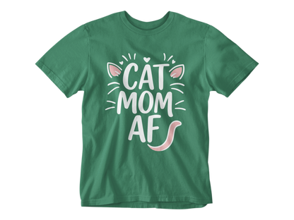 Cat Mom AF Unisex Tee