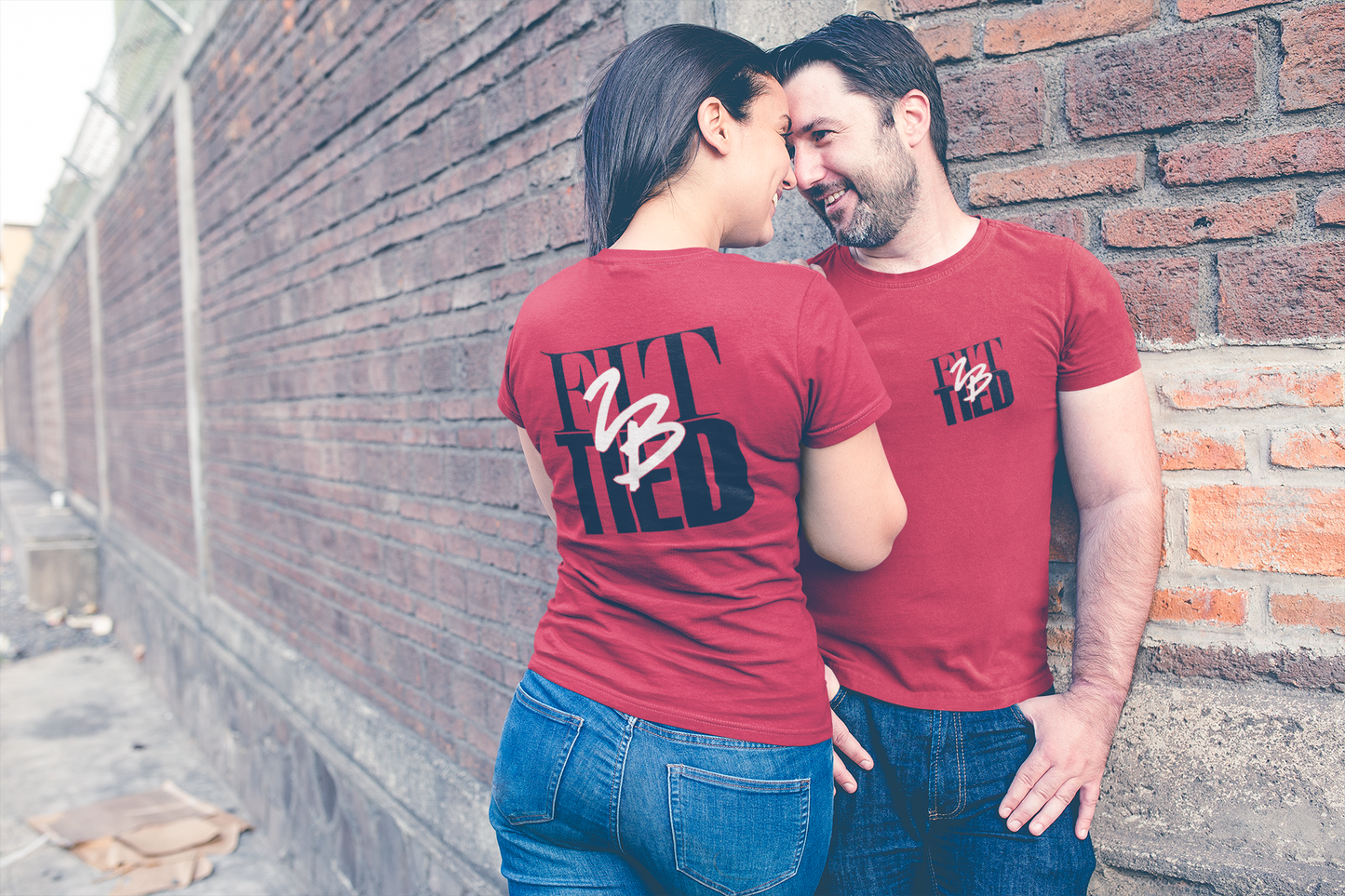 Fit 2B Tied Red Tee 2-Sided