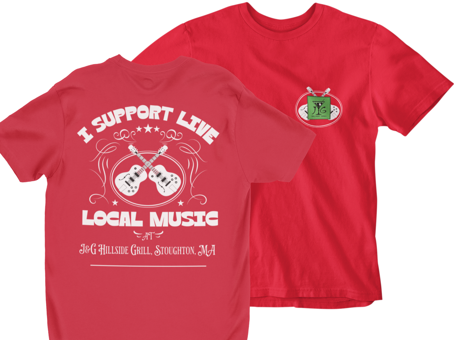 I Support Live Local Music at J&G Hillside Grill