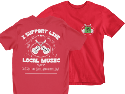 I Support Live Local Music at J&G Hillside Grill