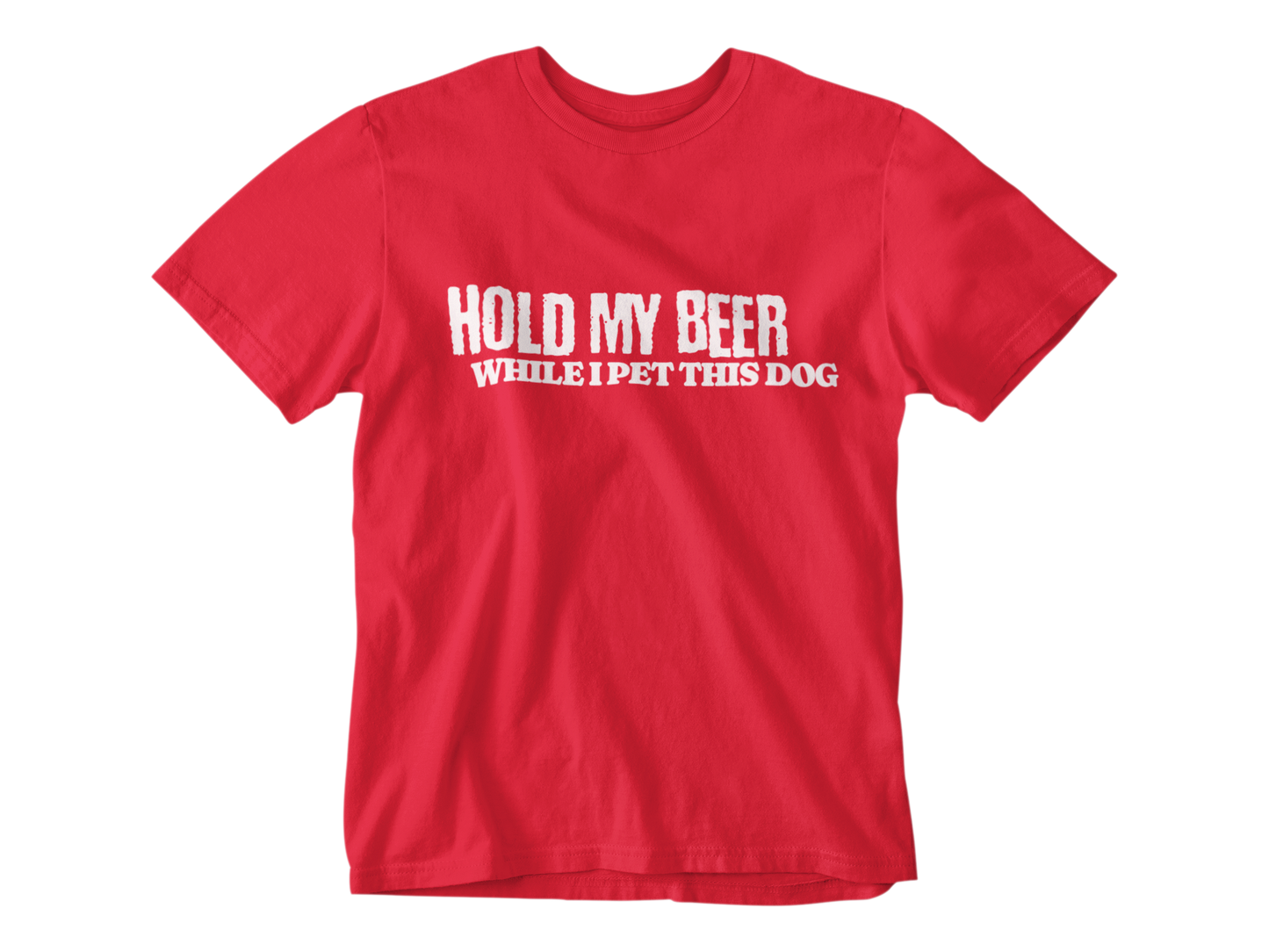 Hold My Beer While I Pet This Dog Tee