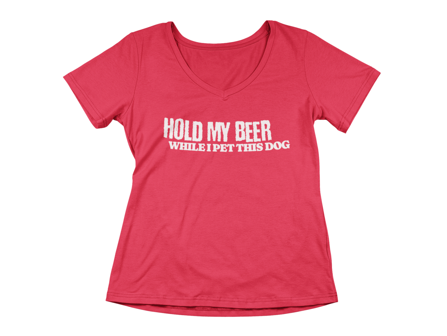 Hold My Beer While I Pet This Dog Tee