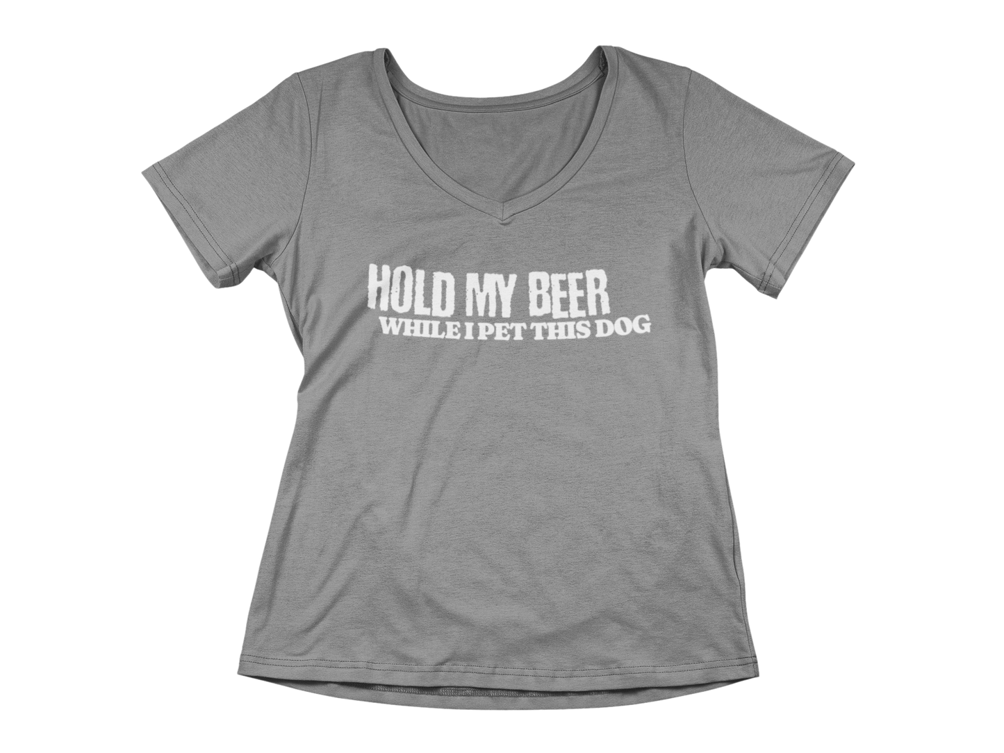 Hold My Beer While I Pet This Dog Tee