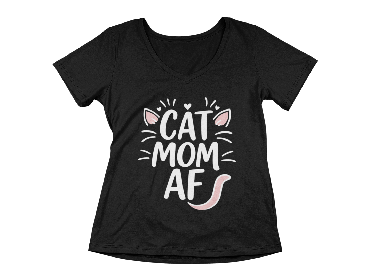 Cat Mom AF Tee