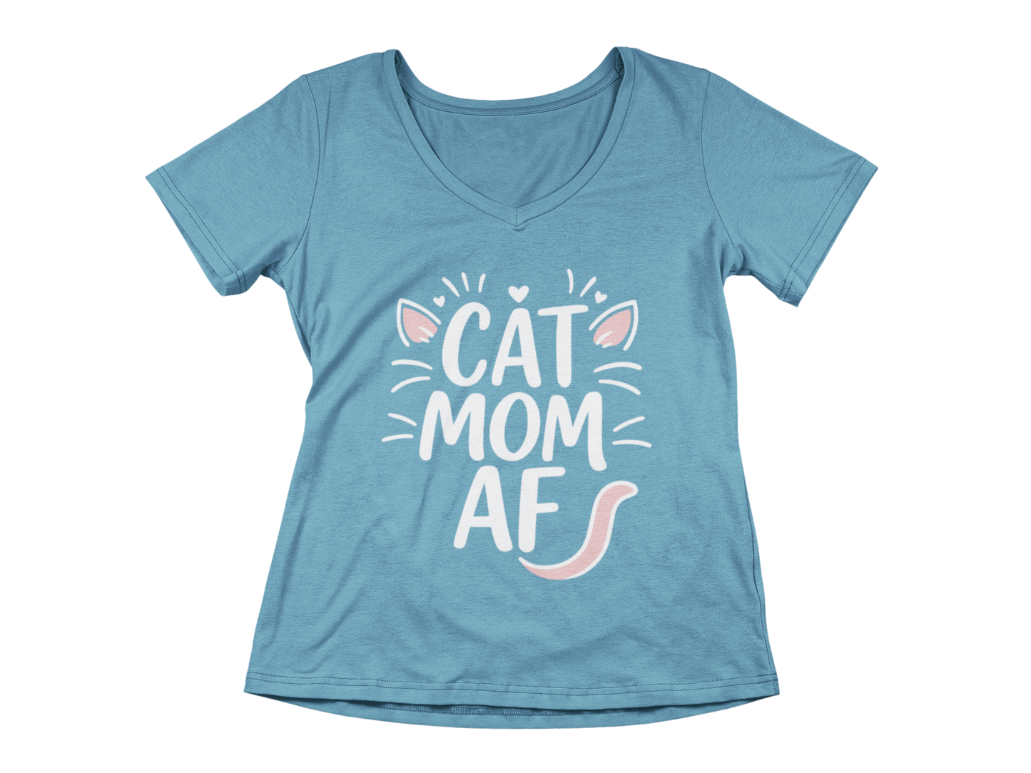 Cat Mom AF Tee