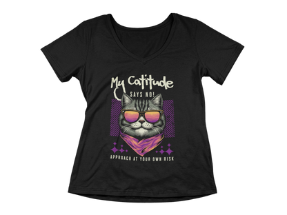My Catitude Says No! Tee