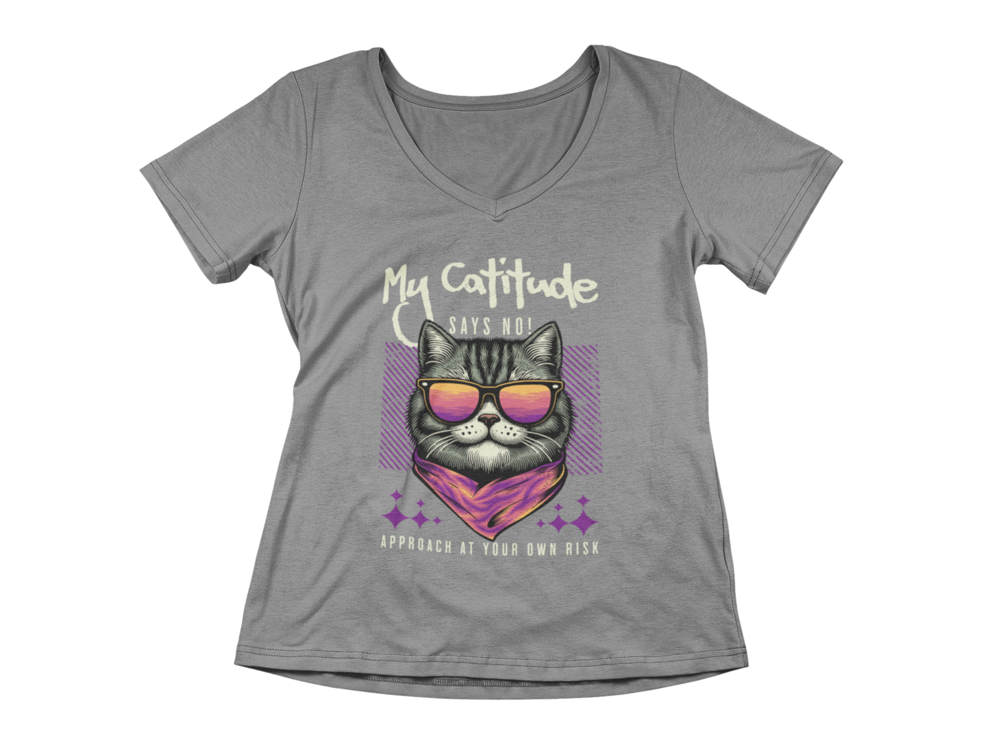 My Catitude Says No! Tee