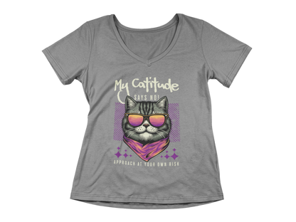 My Catitude Says No! Tee