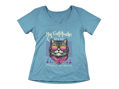 My Catitude Says No! Tee