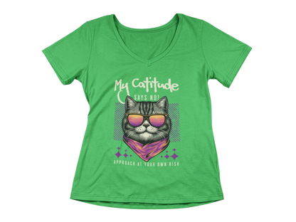 My Catitude Says No! Tee
