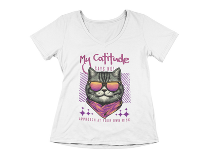 My Catitude Says No! Tee