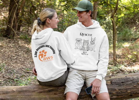 Paws 4 Survival: Rescue, Love, Repeat Hoodie