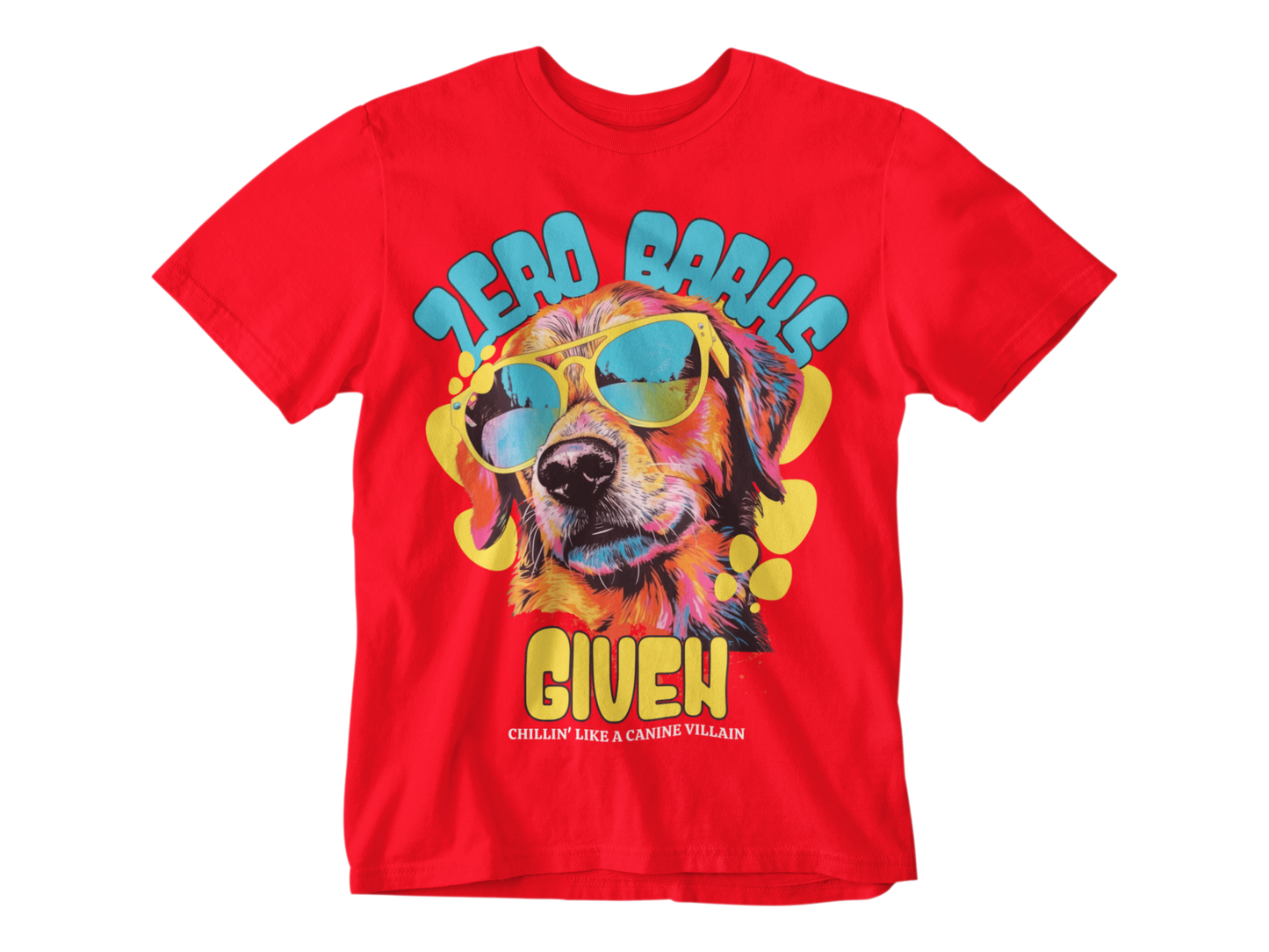 Zero Barks Given Tee