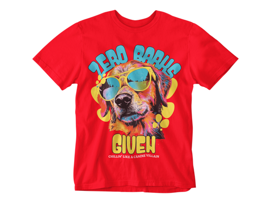 Zero Barks Given Tee