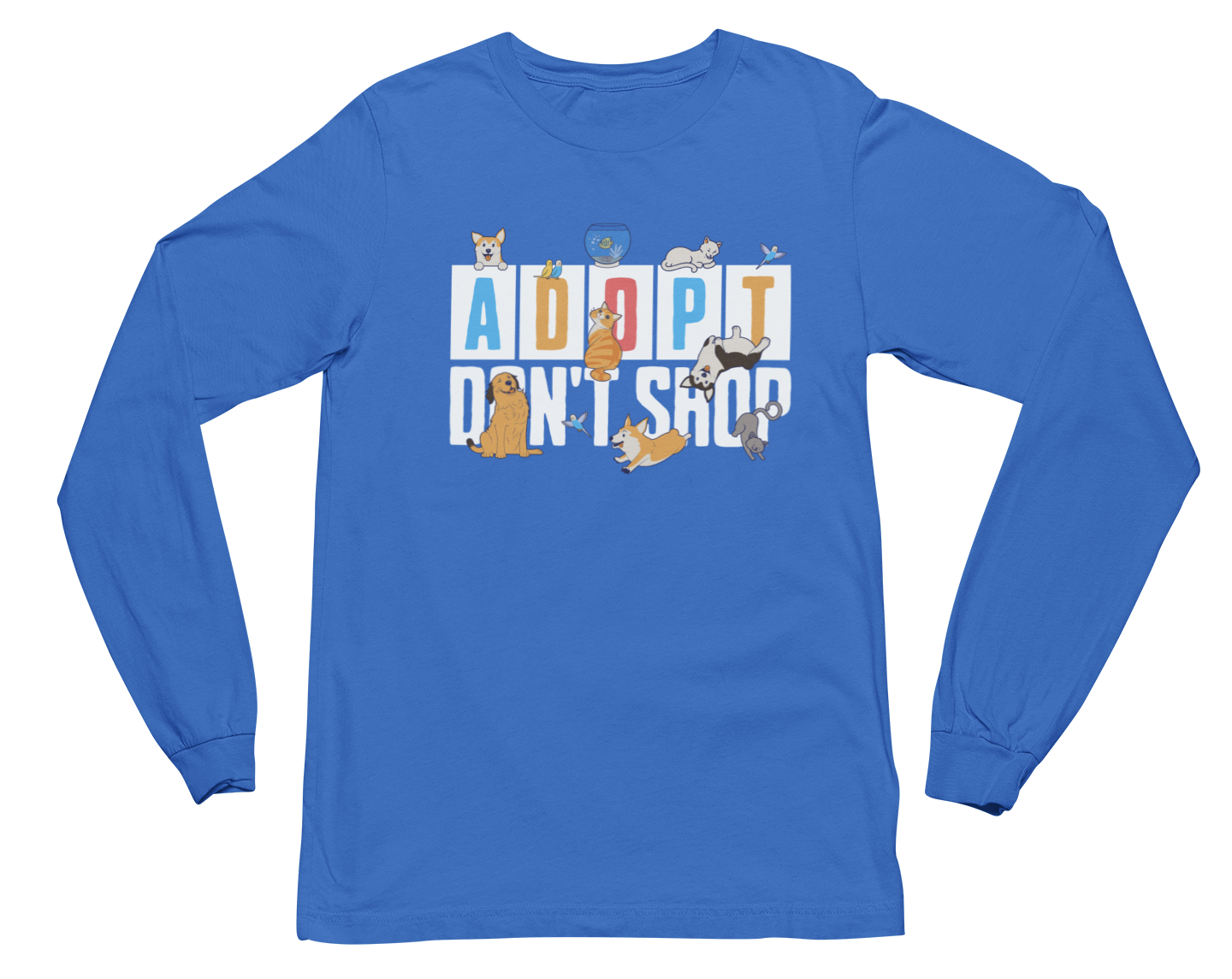 Adopt Don't Shop Long Sleeve Tee