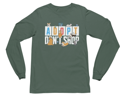 Adopt Don't Shop Long Sleeve Tee