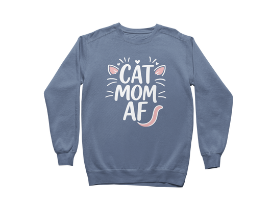 Cat Mom AF Sweatshirt