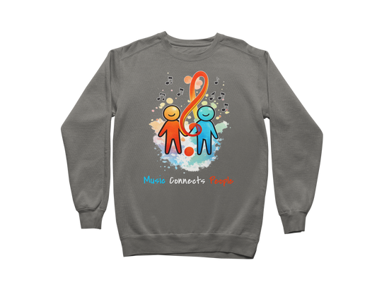 Music Connects People – Colorful Music Lover Sweatshirt