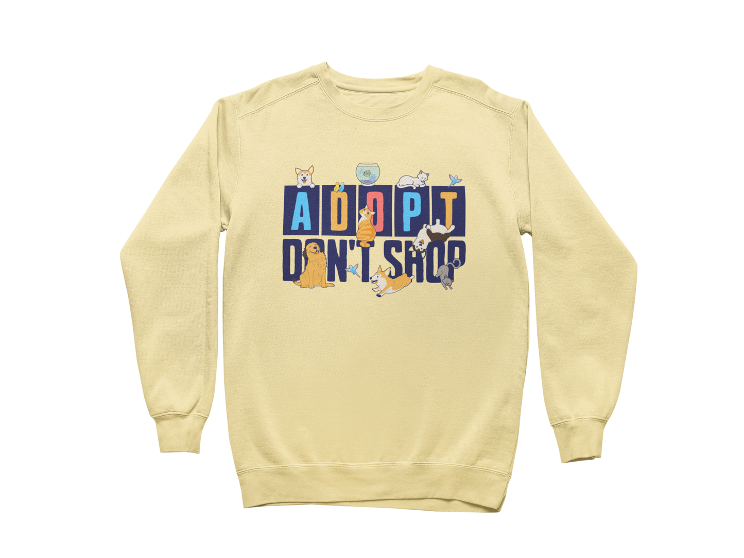 Adopt Don't Shop Sweatshirt