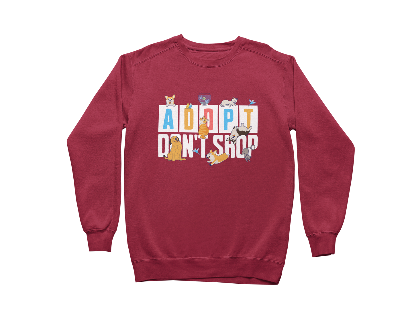 Adopt Don't Shop Sweatshirt
