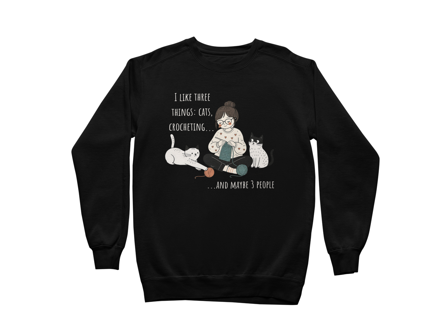 Cats and Crochet Cat Sweatshirt
