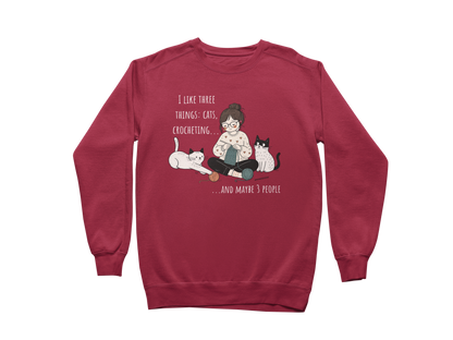 Cats and Crochet Cat Sweatshirt
